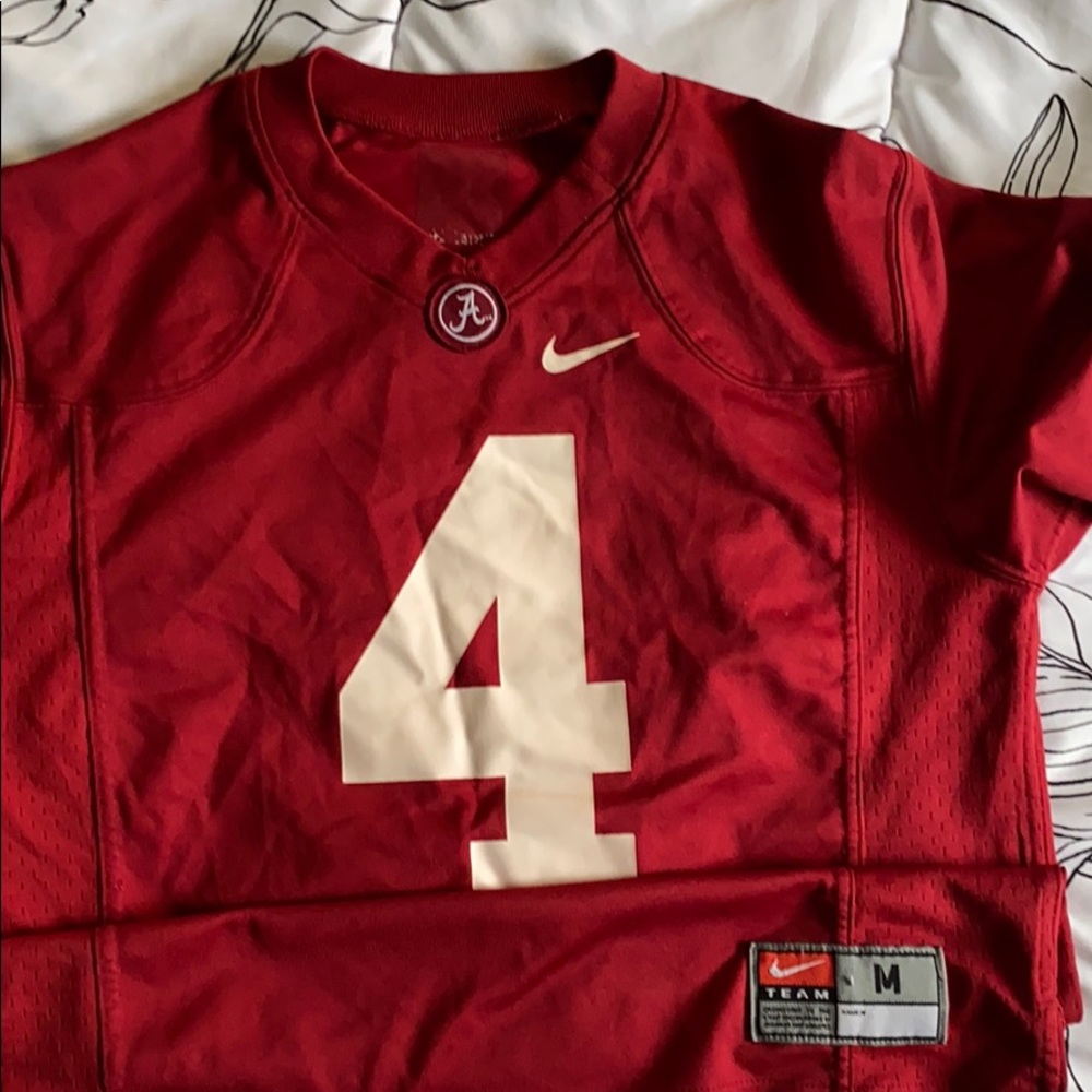University of Alabama football jersey.